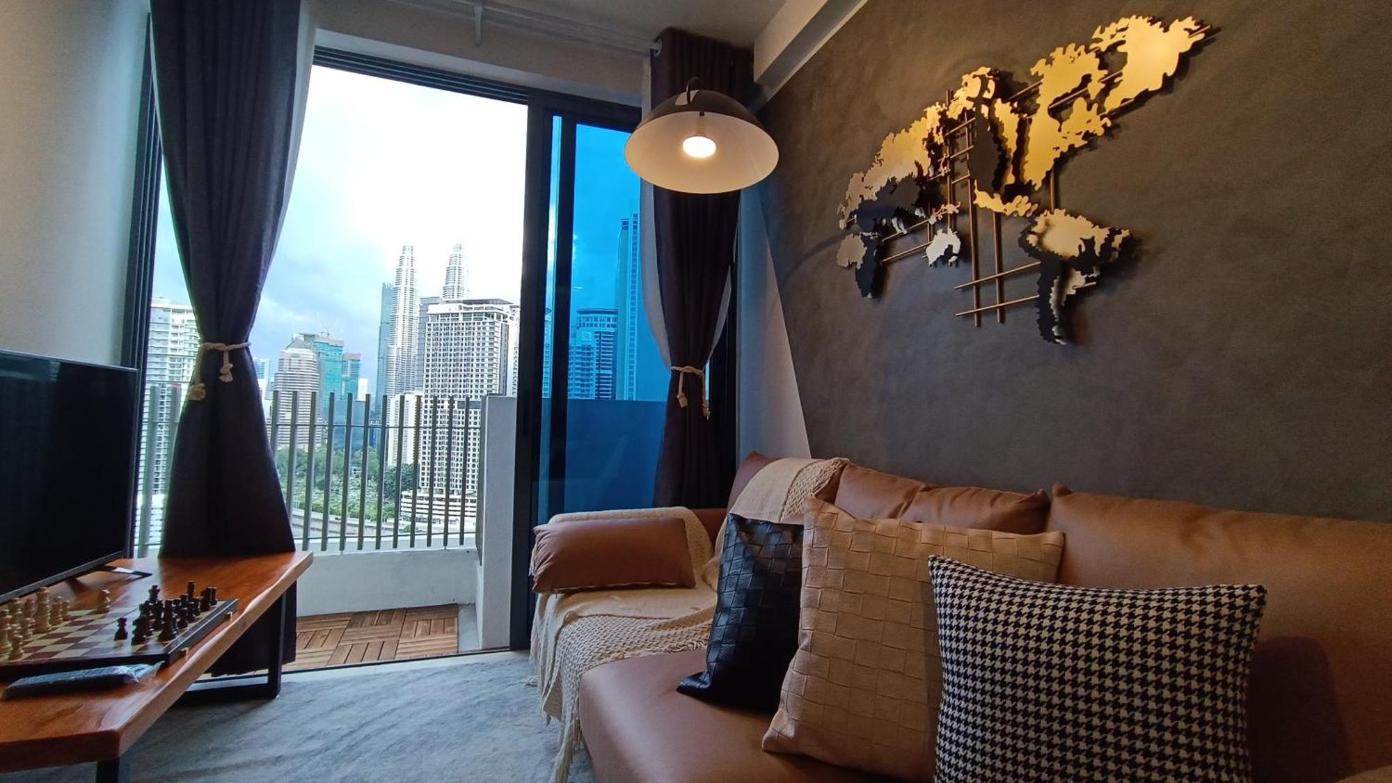 Appartement C14B Modern Infinity Pool Klcc Balcony View à Kuala Lumpur Extérieur photo